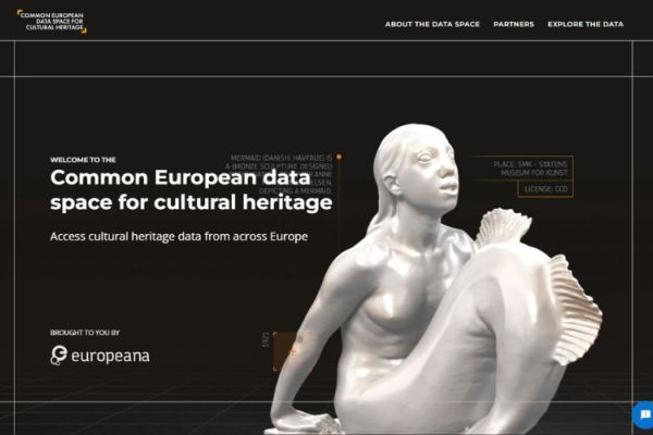 Europeana and partners launch new webpage for the common European data space for cultural heritage